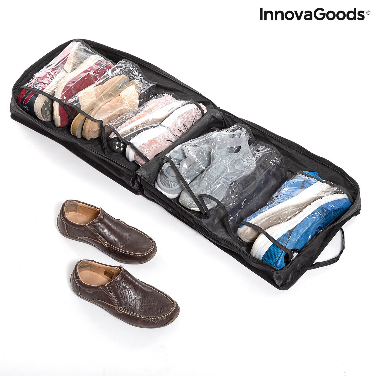 Sac à chaussures de voyage Doshen InnovaGoods pour 12 chaussures