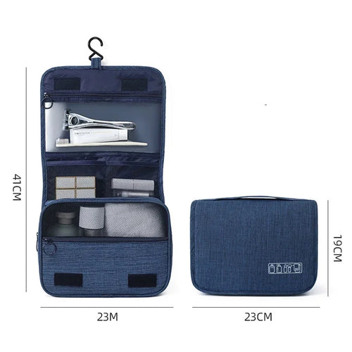 Trousse de toilette suspendue rangement voyage hôtel