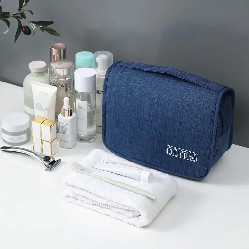 Trousse de toilette suspendue rangement voyage hôtel