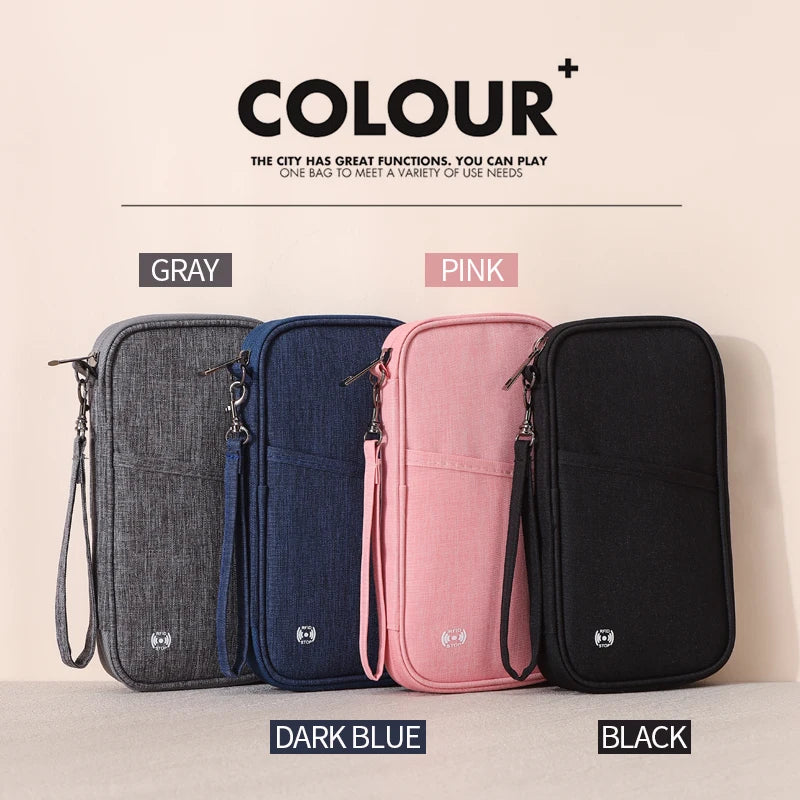 Pochette passeport documents protection RFID voyage