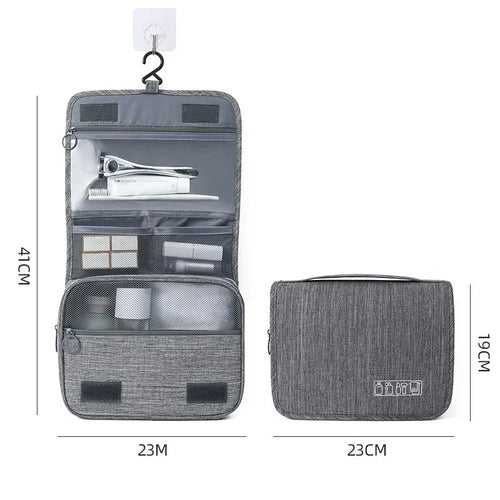 Trousse de toilette suspendue rangement voyage hôtel