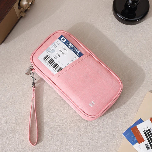 Pochette passeport documents protection RFID voyage