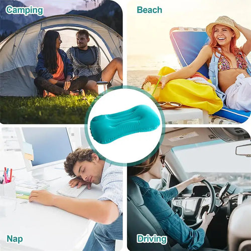 Coussin de Voyage Compact — Confort Mémoire de Forme