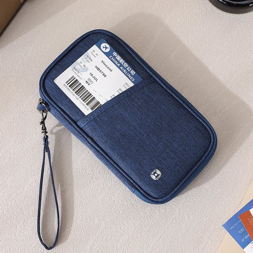 Pochette passeport documents protection RFID voyage