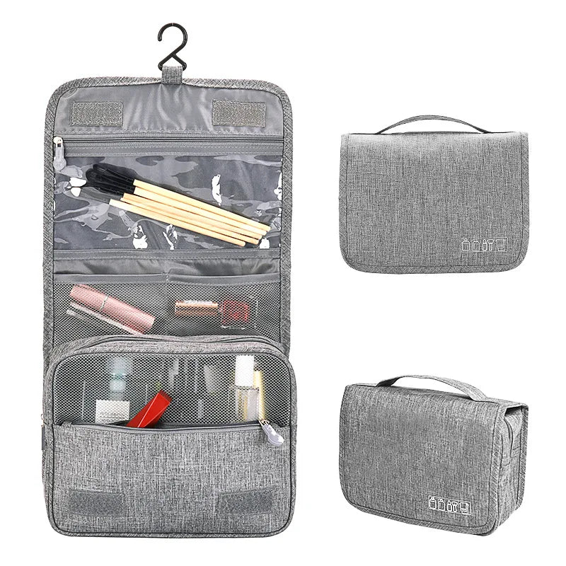 Trousse de toilette suspendue rangement voyage hôtel